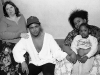 Date-rape victim with his family, New York City 1993