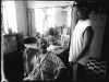 Uli and His Father in Their Apartment, South 5th Street, Williamsburg, Brooklyn, 1998